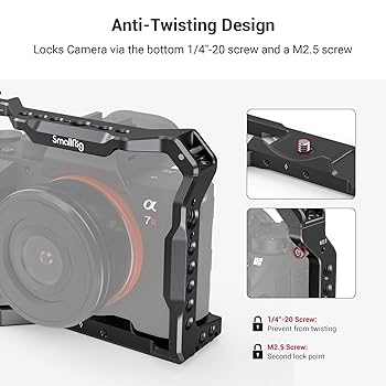 Amazon.com : SMALLRIG Light Weight Camera Cage for Sony A7